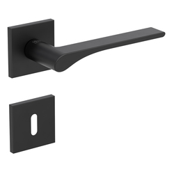 Kľučka na dvere GK - VAYA 261 LEAF LIGHT - HR CIM - čierna matná (GS) | MP-KOVANIA.sk