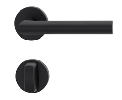 Kľučky na okrúhlych rozetách Čierny Griffwerk