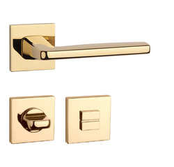 Kľučky na hranatých rozetách Zlatý APRILE