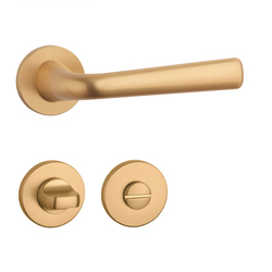 Kľučky na okrúhlych rozetách Zlatý APRILE