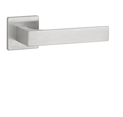 Kľučky na hranatých rozetách Strieborný APRILE