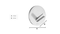 Vešiaky a háčiky  Strieborný SMEDBO