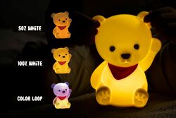 Nočné lampy Žltý DHK