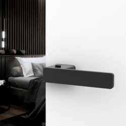 Kľučky na obdĺžnikových rozetách Čierny Griffwerk