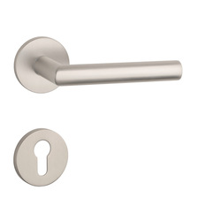 Kľučky na okrúhlych rozetách Strieborný APRILE