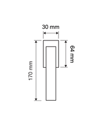 Hranaté kľučky na okná Kombinovaný LINEA CALI