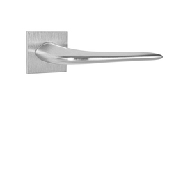 Kľučky na hranatých rozetách Strieborný Tupai