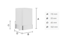 Dávkovače mydla Strieborný SMEDBO