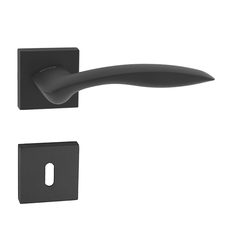 Kľučky na hranatých rozetách Čierny FROSIO BORTOLO