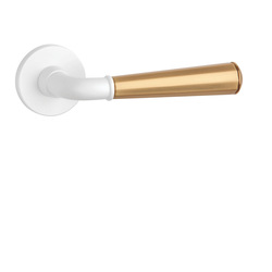 Kľučky na okrúhlych rozetách Kombinovaný APRILE