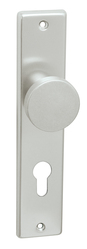 Guľa na dvere GI - Štít s guľou - TB/7071 STM - strieborná matná (F1) | MP-KOVANIA.sk