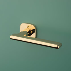 Kľučky na hranatých rozetách Zlatý APRILE