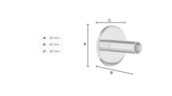 Príslušenstvo k elektrickým sušiakom uterákov Strieborný SMEDBO
