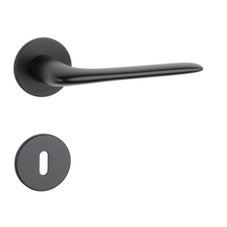 Kľučky na okrúhlych rozetách Čierny APRILE