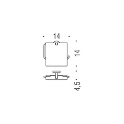 Držiaky toaletného papiera Strieborný COLOMBO