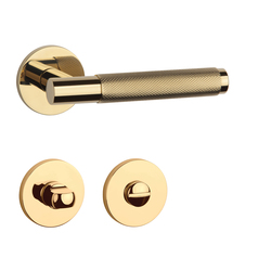 Kľučky na okrúhlych rozetách Zlatý APRILE