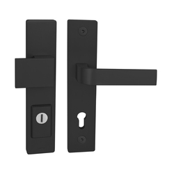 Bezpečnostné kovanie TI - FORTE PLUS 3214/CINTO 2732 - SH, hrúbka dverí 104-110 mm CIM - čierna matná (153) | MP-KOVANIA.sk