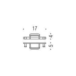 Vešiaky a háčiky  Strieborný COLOMBO