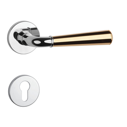 Kľučky na okrúhlych rozetách Kombinovaný APRILE