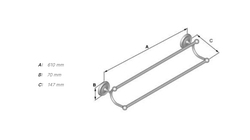 Držiaky na uterák Zlatý SMEDBO