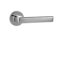 Kľučky na okrúhlych rozetách Strieborný Tupai