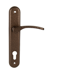 Kľučky na oválnych štítoch Hnedý KE