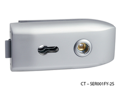 Zámky na sklenené dvere Strieborný CT