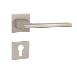 Kľučky na hranatých rozetách Strieborný Tupai