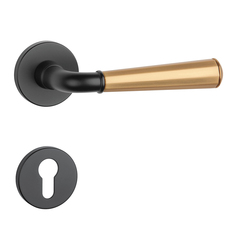 Kľučky na okrúhlych rozetách Kombinovaný APRILE