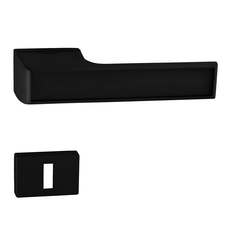 Kľučky na obdĺžnikových rozetách Čierny Tupai