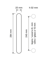 Madlá okrúhle priame Zlatý LINEA CALI