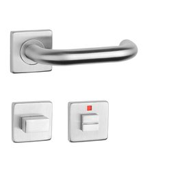 Kľučky na hranatých rozetách Strieborný STERK