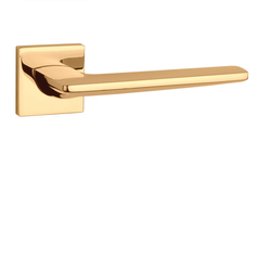 Kľučky na hranatých rozetách Zlatý APRILE