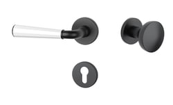 Kľučky na okrúhlych rozetách Kombinovaný APRILE