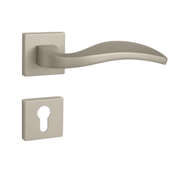 Kľučky na hranatých rozetách Strieborný FROSIO BORTOLO