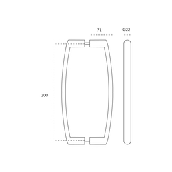 Madlá okrúhle priame Čierny JNF