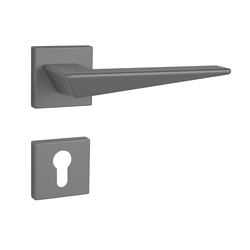 Kľučky na hranatých rozetách Sivý FROSIO BORTOLO