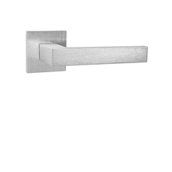 Kľučky na hranatých rozetách Strieborný Tupai