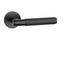 Kľučky na okrúhlych rozetách Čierny STERK