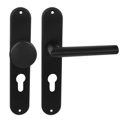 Kľučky na oválnych štítoch Čierny BA