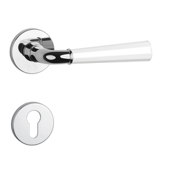 Kľučky na okrúhlych rozetách Kombinovaný APRILE