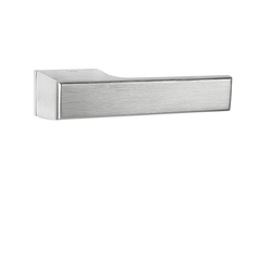 Kľučky na obdĺžnikových rozetách Strieborný Tupai