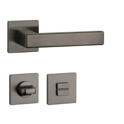 Kľučky na hranatých rozetách Sivý APRILE