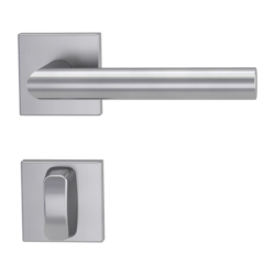 Kľučky na hranatých rozetách Strieborný Griffwerk