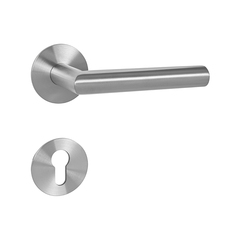 Kľučky na hranatých rozetách Strieborný MPK