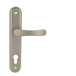 Kľučky na oválnych štítoch Strieborný KE