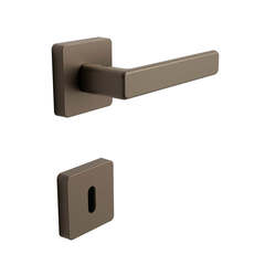 Kľučky na hranatých rozetách Hnedý COLOMBO