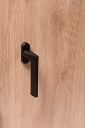 Oválne kľučky na okná Čierny NUDA - VERUM ITALY