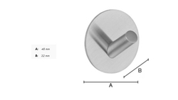 Samolepiace držiaky a vešiaky na uteráky Strieborný SMEDBO