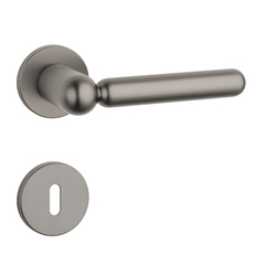 Kľučky na okrúhlych rozetách Sivý APRILE